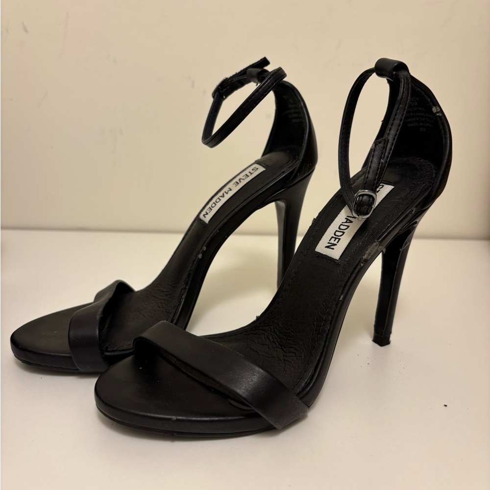 Steve Madden Black Women's Heels Stecy